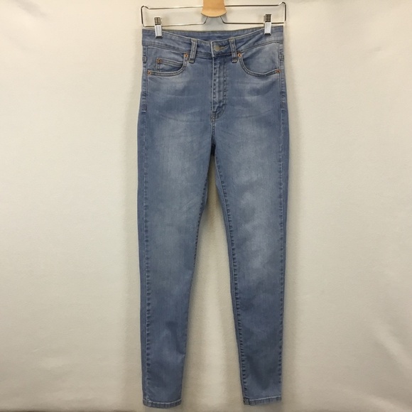 Dr. Denim Erin High-Rise Skinny Jeans in Distorted Blue - Picture 3 of 13